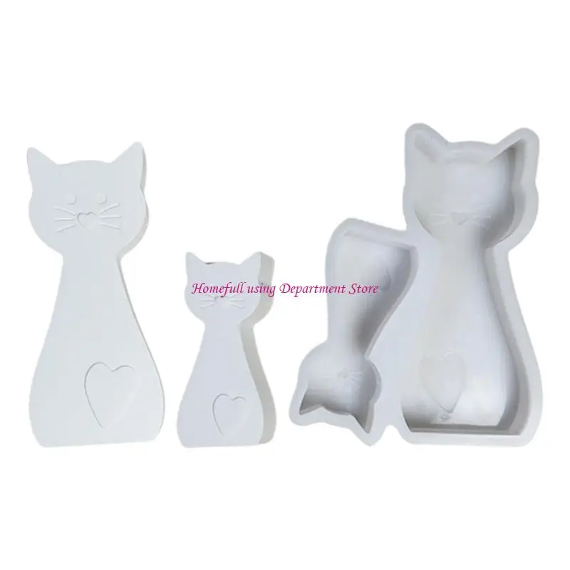 قالب سيليكون قوالب شمعة القطط قوالب المسبوكات قوالب الخبز قوالب اللصقات