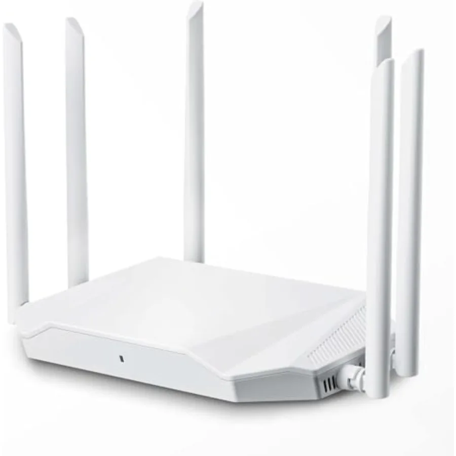 

AX3000 WiFi 6 Router with 6 Antennas for Home Wi-Fi Gigabit Router up to 3500 sq.ft Supports 105 Devices IPv6 White