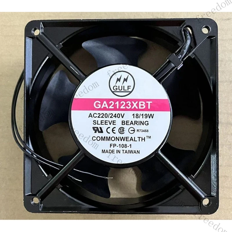 

HTS New FOR GULF GA2123XBT 220V/240V 18/19W 2-wire cooling fan#QW 1PCS
