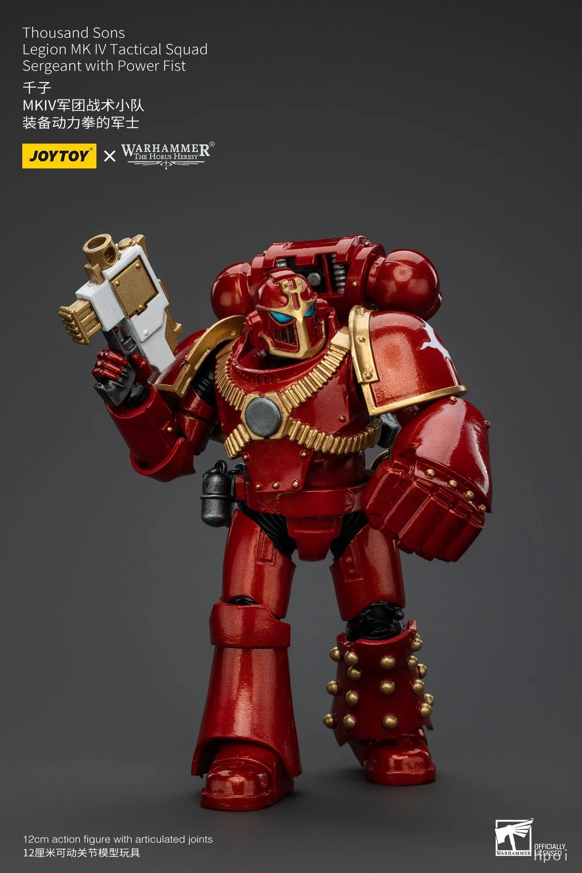 

В наличии JOYTOY Warhammer Thousand Sons Legion MK IV Тактический сержант-отряд с Power Fist, масштаб 1/18, фигурки-модели