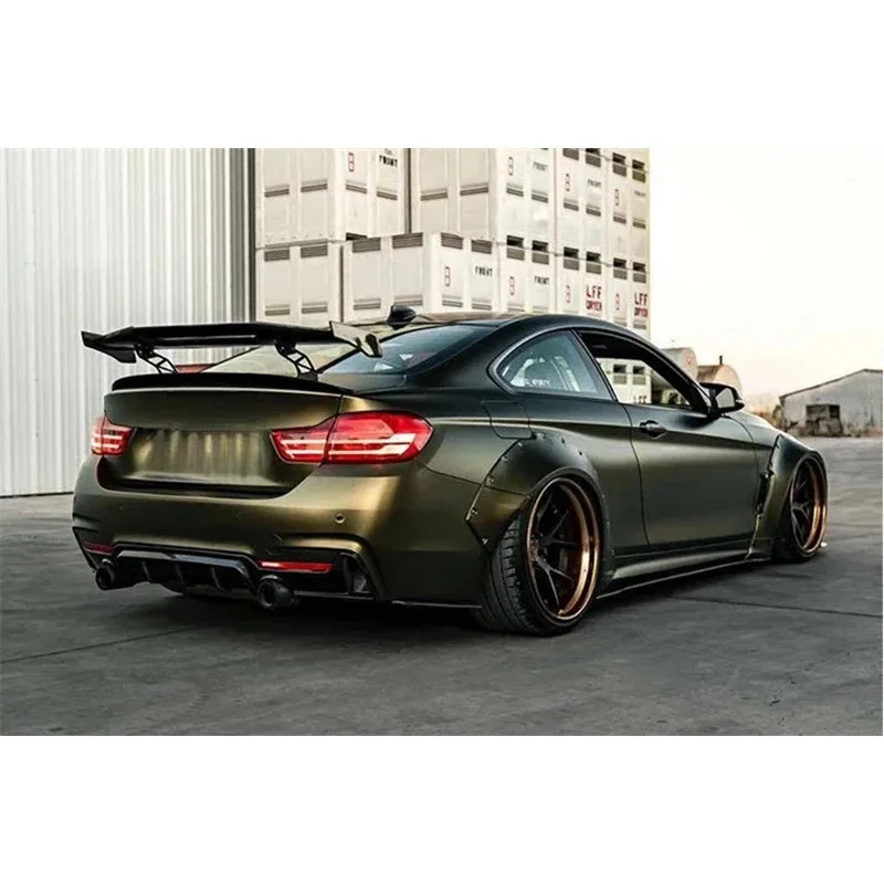 High Quality Real Carbon Fiber Rear Spoiler Lip 2
