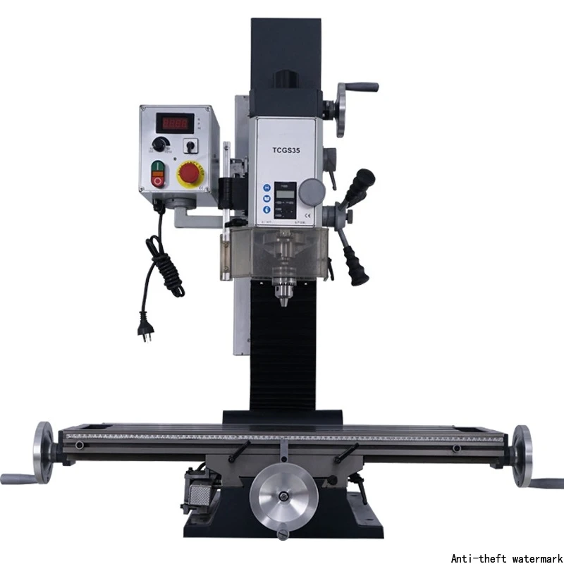 

2025 - TCGS35 Industrial Multi-functional Drilling and Milling Machine, Benchtop Manual Home Use Drilling and Milling Machine