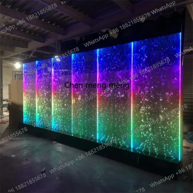 

Large bubble water curtain wall silent entry living room screen partition decoration