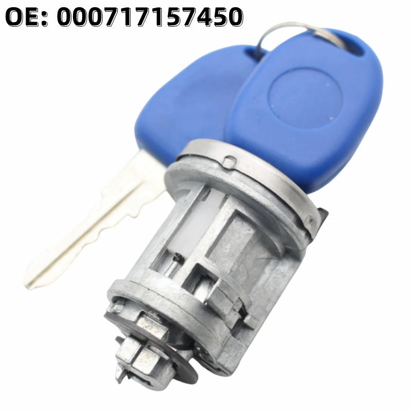 

FLYBETTTER OEM Ignition Lock Cylinder Auto Door Lock Cylinder For 1996-2005 Fiat Palio With 2Pcs Key OE: 000717157450