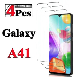 1/4 piece for Samsung Galaxy A41 tempered glass high-definition anti drop function intelligent screen protector glass film