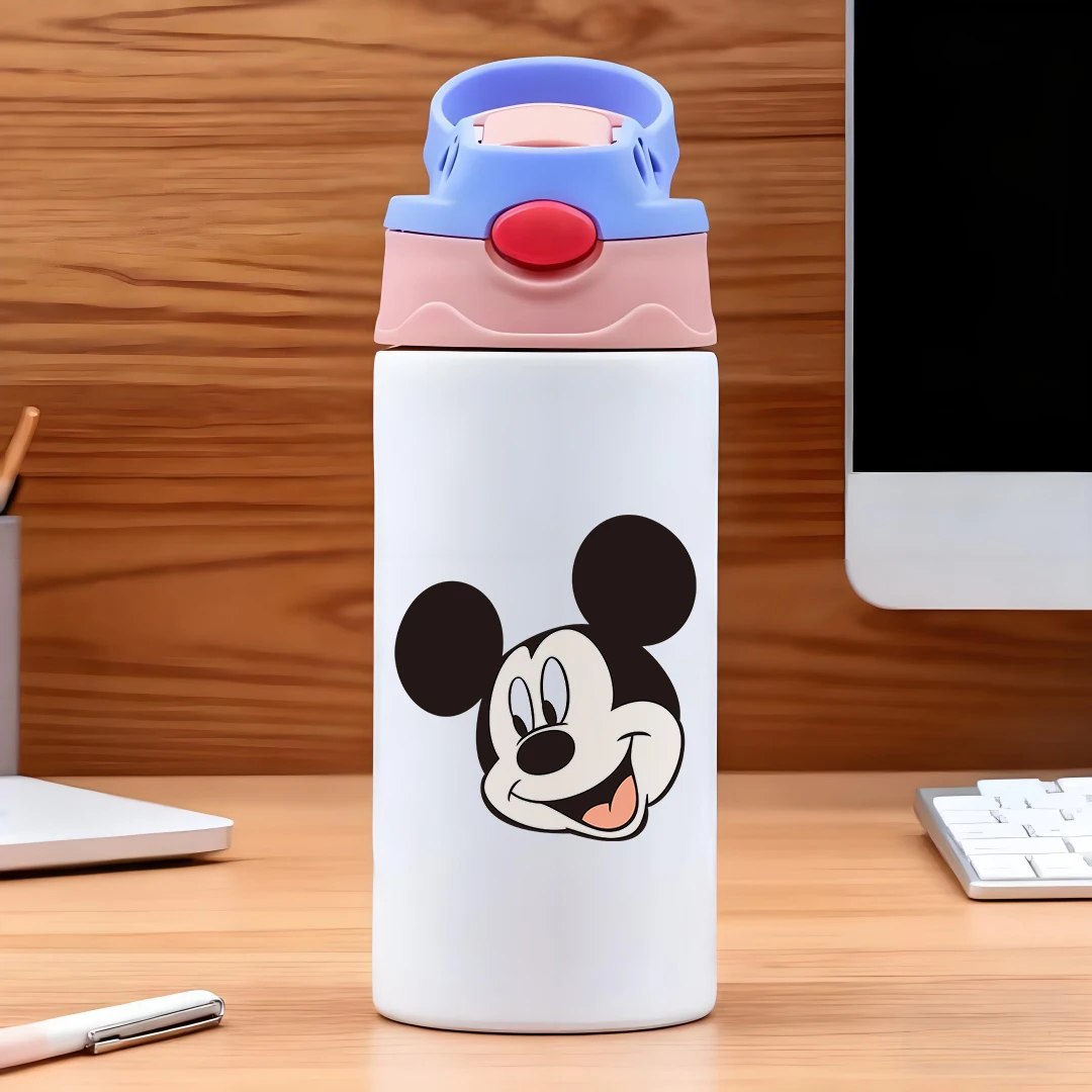 

Disney Mickey Mouse cartoon character light yellow and beige big ears joyful expression classic Disney style 304 stain