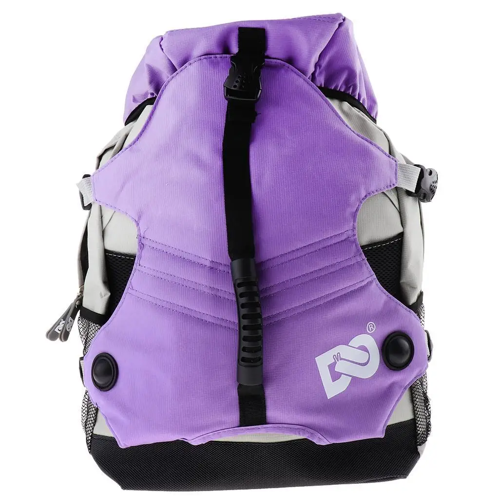 Unisex Professional Roller Skates Backpack Fashion Outdoor Bags Nylon  Durable Multi-pocket Sports Bags Outdoor Sports Backpack