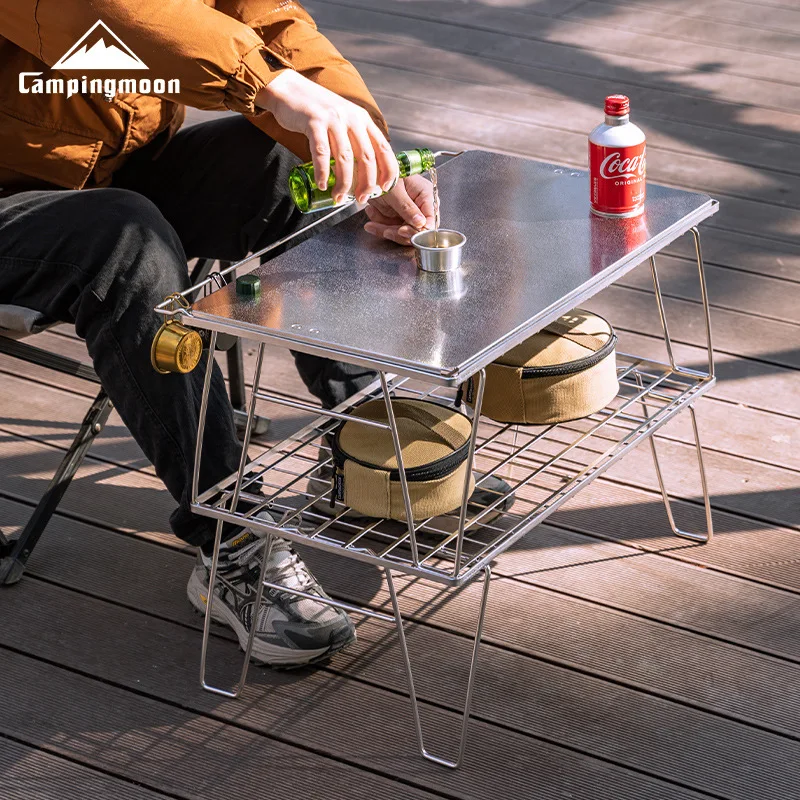 yZ[zCAMPINGMOON T-235AZbg XeX yʎ[e[uAsNjbNLv@\|[^u܂肽݃e[u