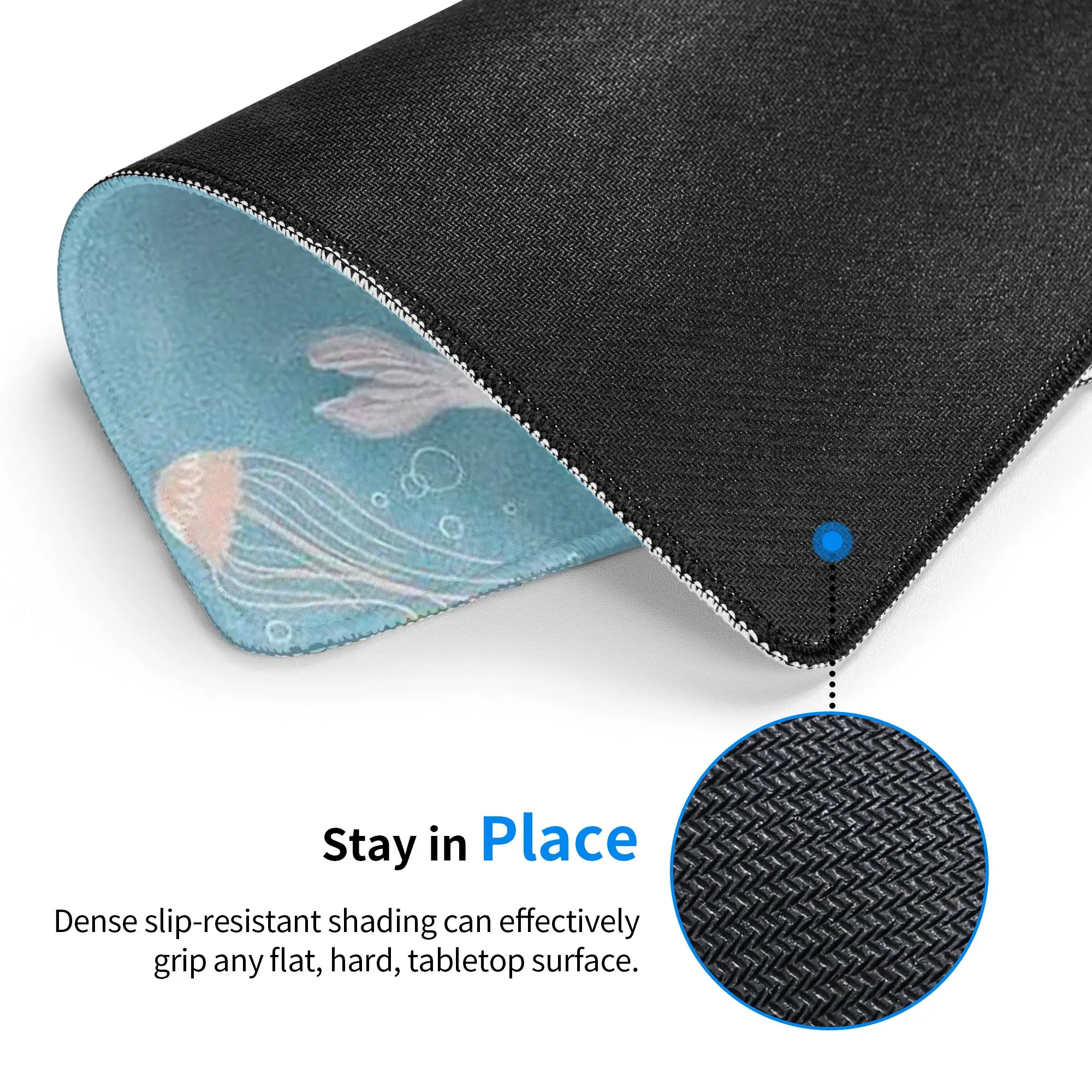 Cartoon Seal Underwater Mouse Pad Computer Keyboard Mouse Mat Gamer PC Laptop Desk Mat Office Accessories Table Mats