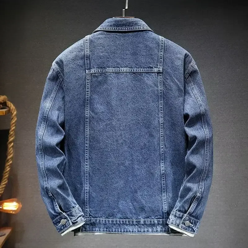 Workwear Jean Jacket Men\'s New Casual Denim Jacket In Spring And Autumn