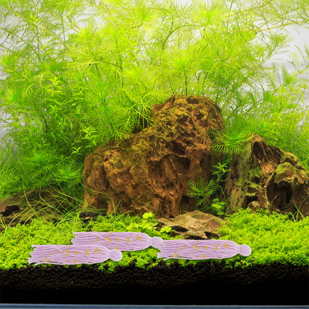 

8Pcs Floating Fish Breeding Mop Aquarium Spawning Mop Safe Woolen Yarn High Survival Rate Angelfish Shrimp Tank Decor