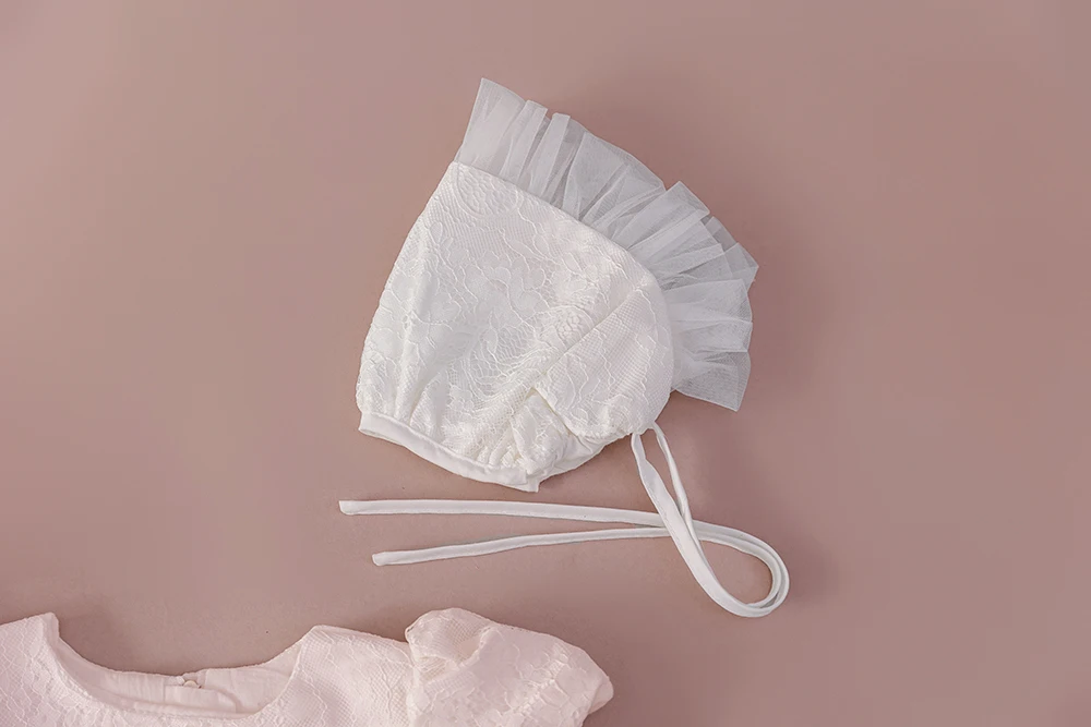 白い服女の赤ちゃん 1 年洗礼ガウン新生児ドレス女の子のためのフラワーチュール白パーティー服 0-2 年