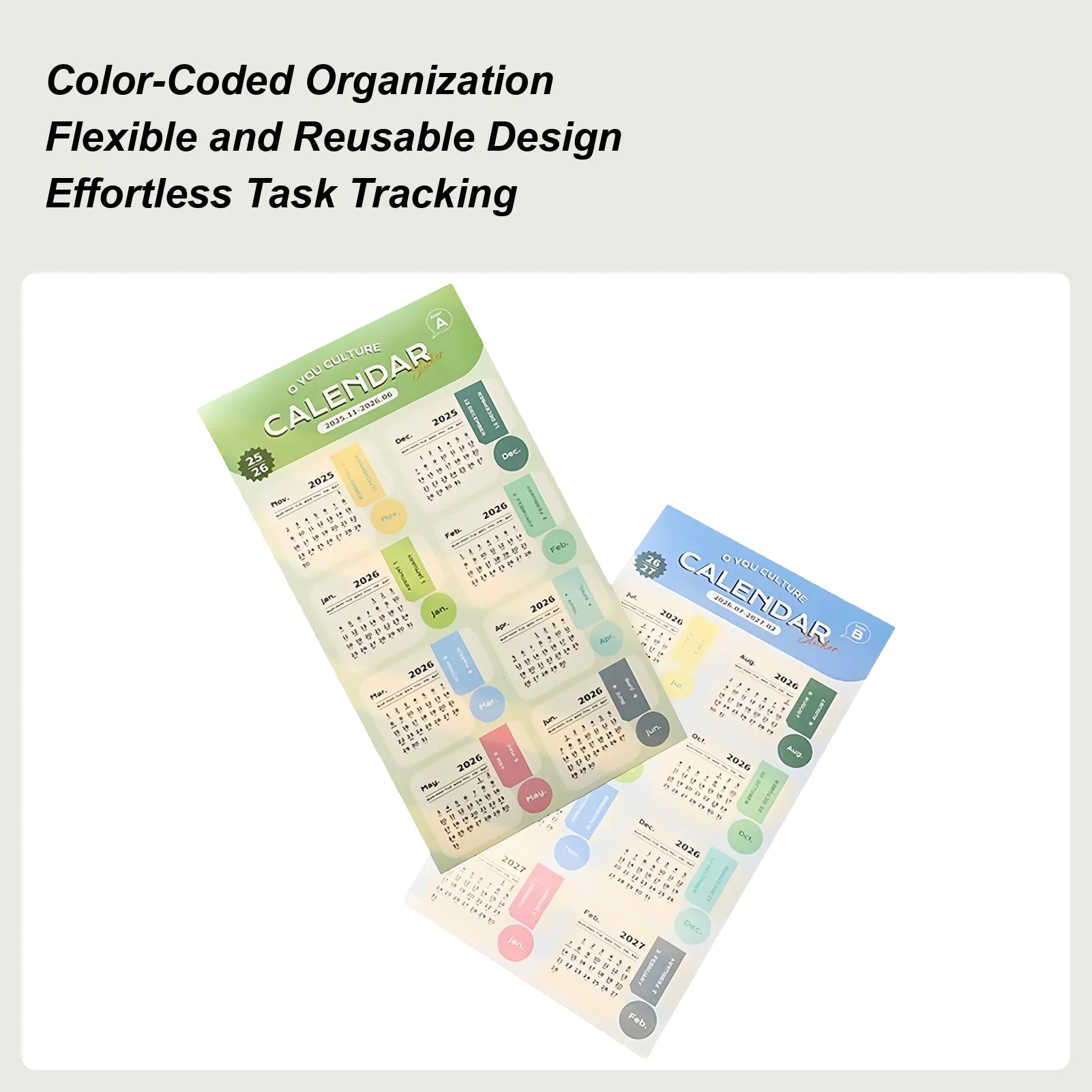 

Calendar Stickers Adhesive Page Decals Monthly Index Tabs Calendar Stickers For Journals Notebooks Scrapbooking School Teens