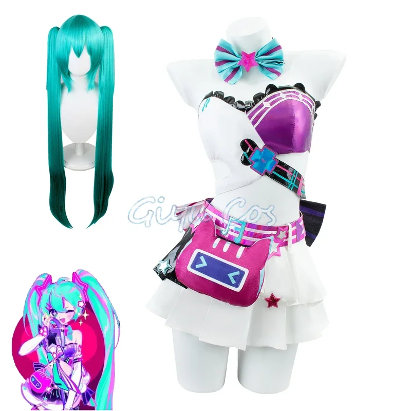 Mikuu Muse Dash Cosplay Project Sekai Costumes Anime Role Playing Holiday Party Women Game&J1