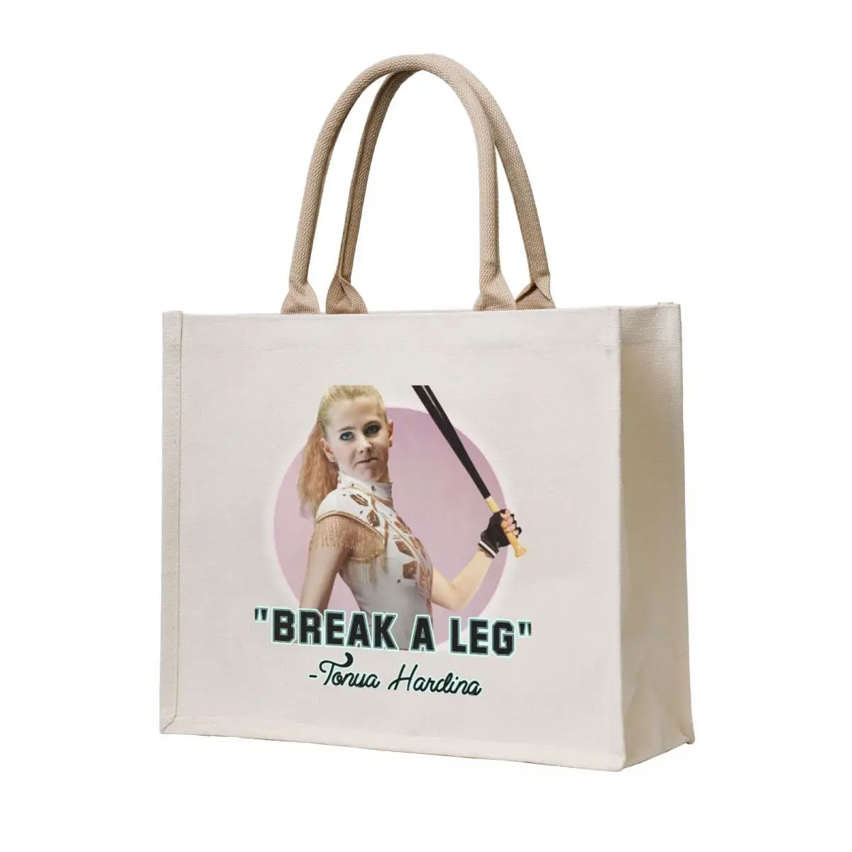 

Tonya Harding Tote Bag Shopper handbag Women's beach bags reusable shopping bag