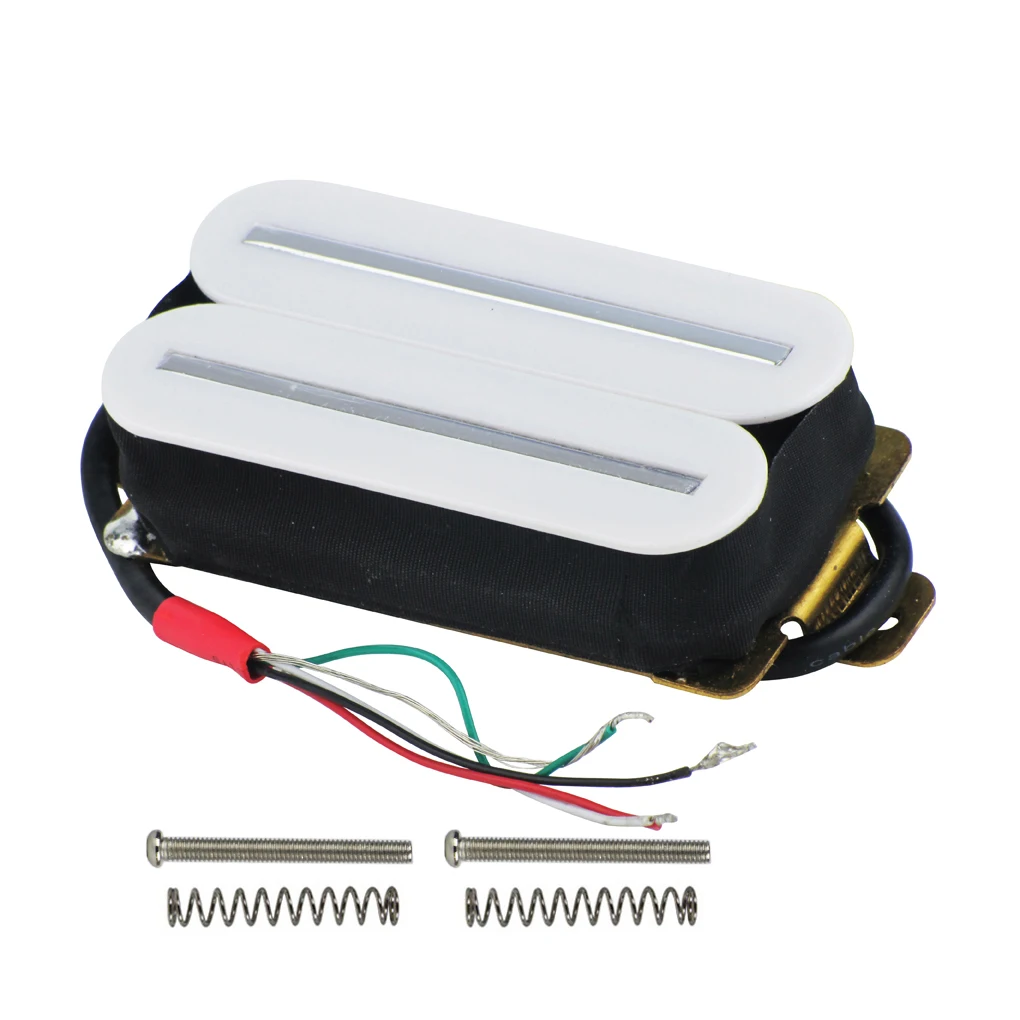 

Двухдорожный звукосниматель для электрогитары, хамбакер, керамические детали, черный/белый, на выбор