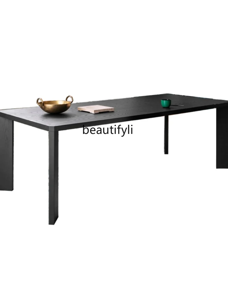 Nordic Solid Wood Square Dining Table Home Computer Desk Creative Long Table Modern