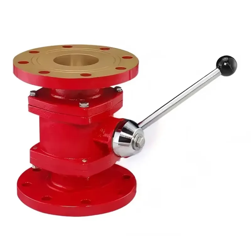 SHENGFENG Brass Durable Ball Valve Shutoff (NFPA 1964 GB 19156 Compliant) for Fire Monitor-Customizable 200 psi FBE Coating