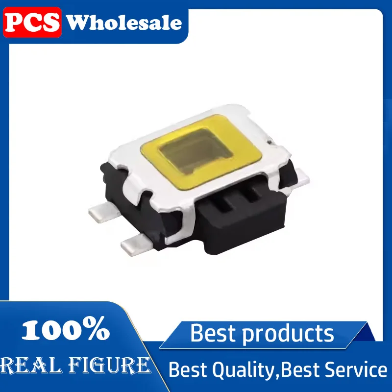 TS-A019A Touch switch No fixed foot side press turtle four feet with waterproof film 3.5*4.7 patch