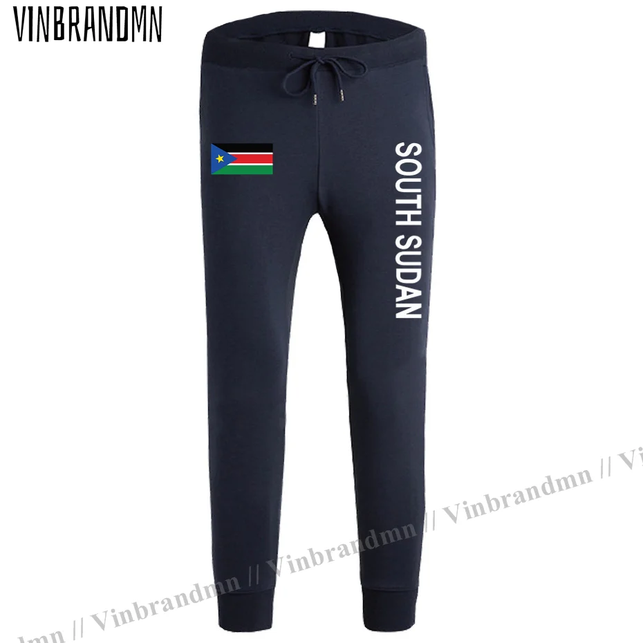 

South Sudan Sudanese SSD Africa Mens Pants Joggers Jumpsuit Sweatpants Track Sweat Fitness Fleece Tactical Casual Nation Country