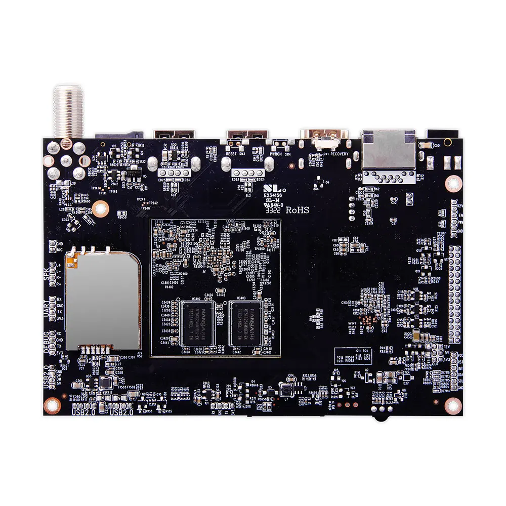 Rockchip PX30 Placa de procesador de baja potencia de 64 bits de grado industrial, placa linux integrada, placa base linux, placas de desarrollo