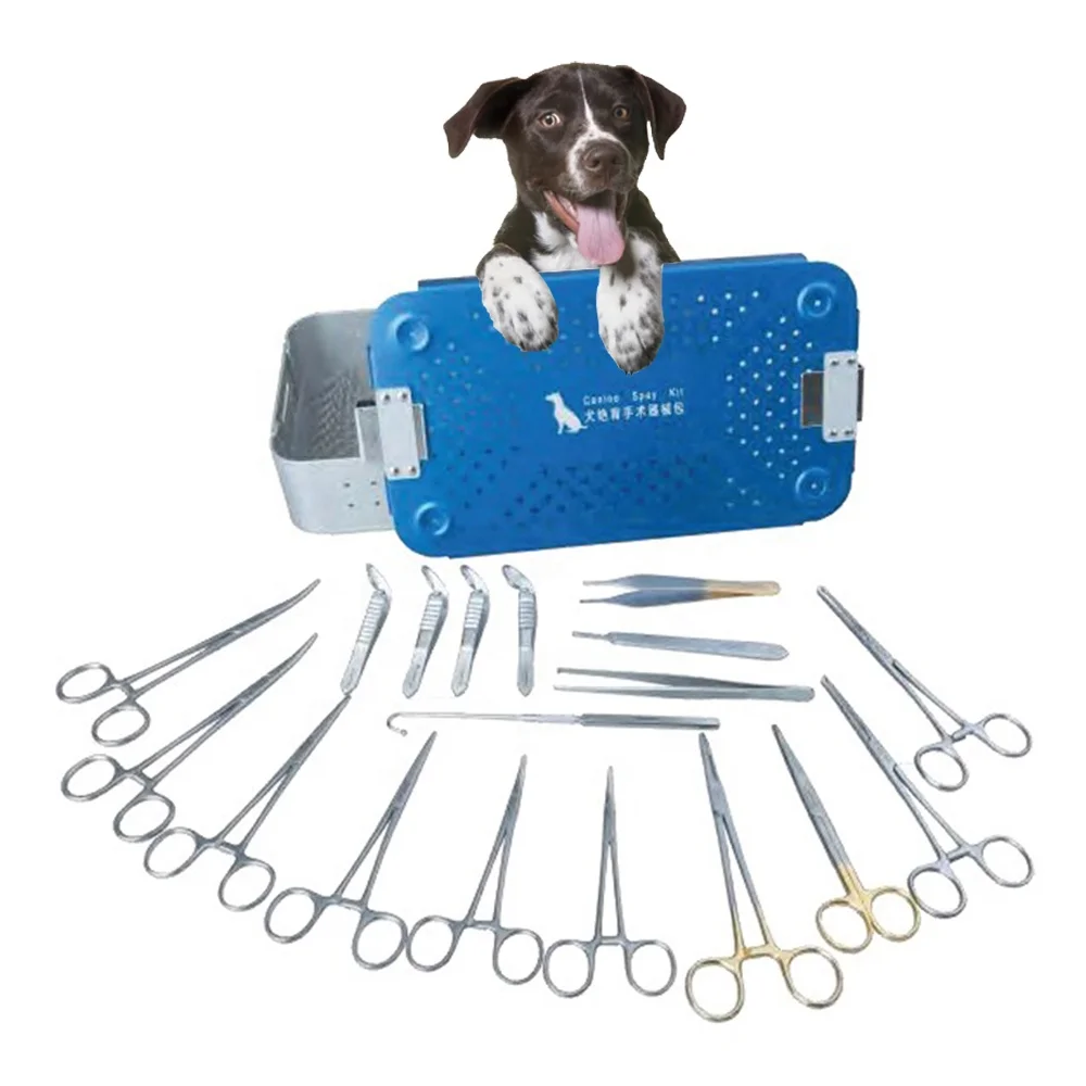 

New Product Ideas Veterinary Surgical Instruments Pets Canine Feline Spay Kit for Dog Cat