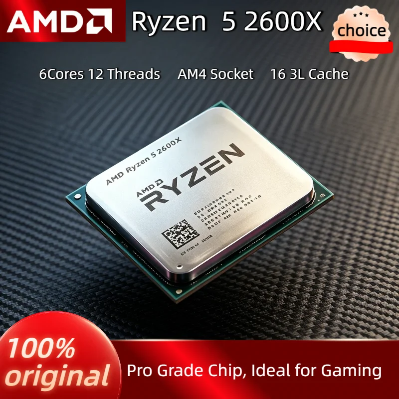 

3.6GHz AMD Ryzen 5 2600X 6 Core 12 Thread 95W Processor LGA AM4 Gaming CPU Without Package R5 2600X Ultra Fast Pro Max