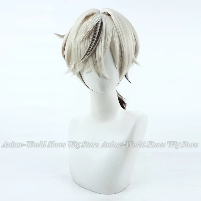 Arlan Cosplay Wig Game Honkai Star Rail Cosplay Wigs Men Heat Resistant Synthetic Halloween Party Role Play Prop