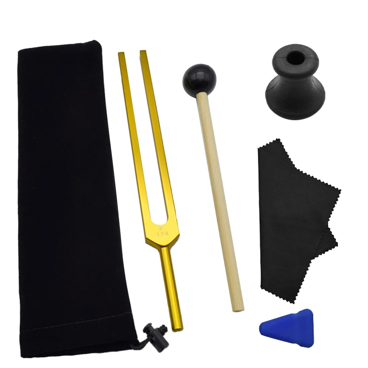 Tuning Fork Conjunto para Curar Chakra Terapia do Som Manter o Corpo Mente e Espírito Harmonia Perfeita f 174 hz