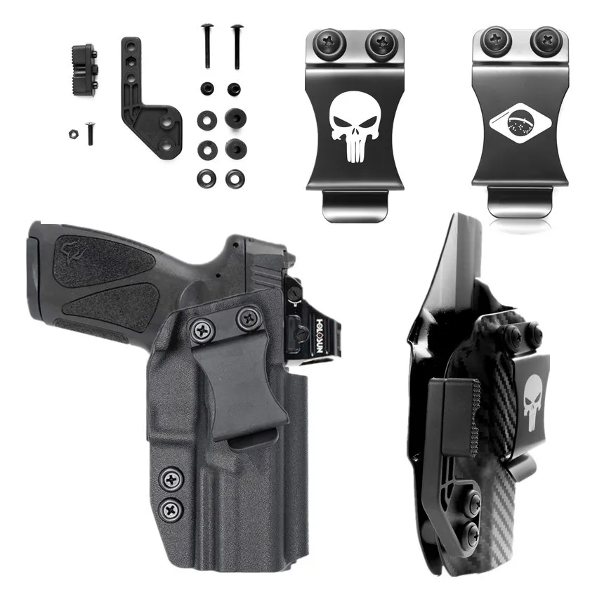 

kydex Internal Holster For Taurus G3 TORO Optic RMR ADE Red Dot Sight Charger Port Mag Metal Clip Flap Claw