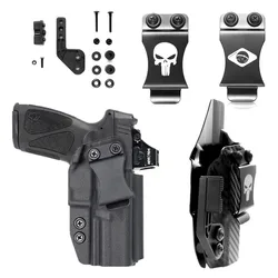 kydex Internal Holster For Taurus G3 TORO Optic RMR ADE Red Dot Sight Charger Port Mag Metal Clip Flap Claw