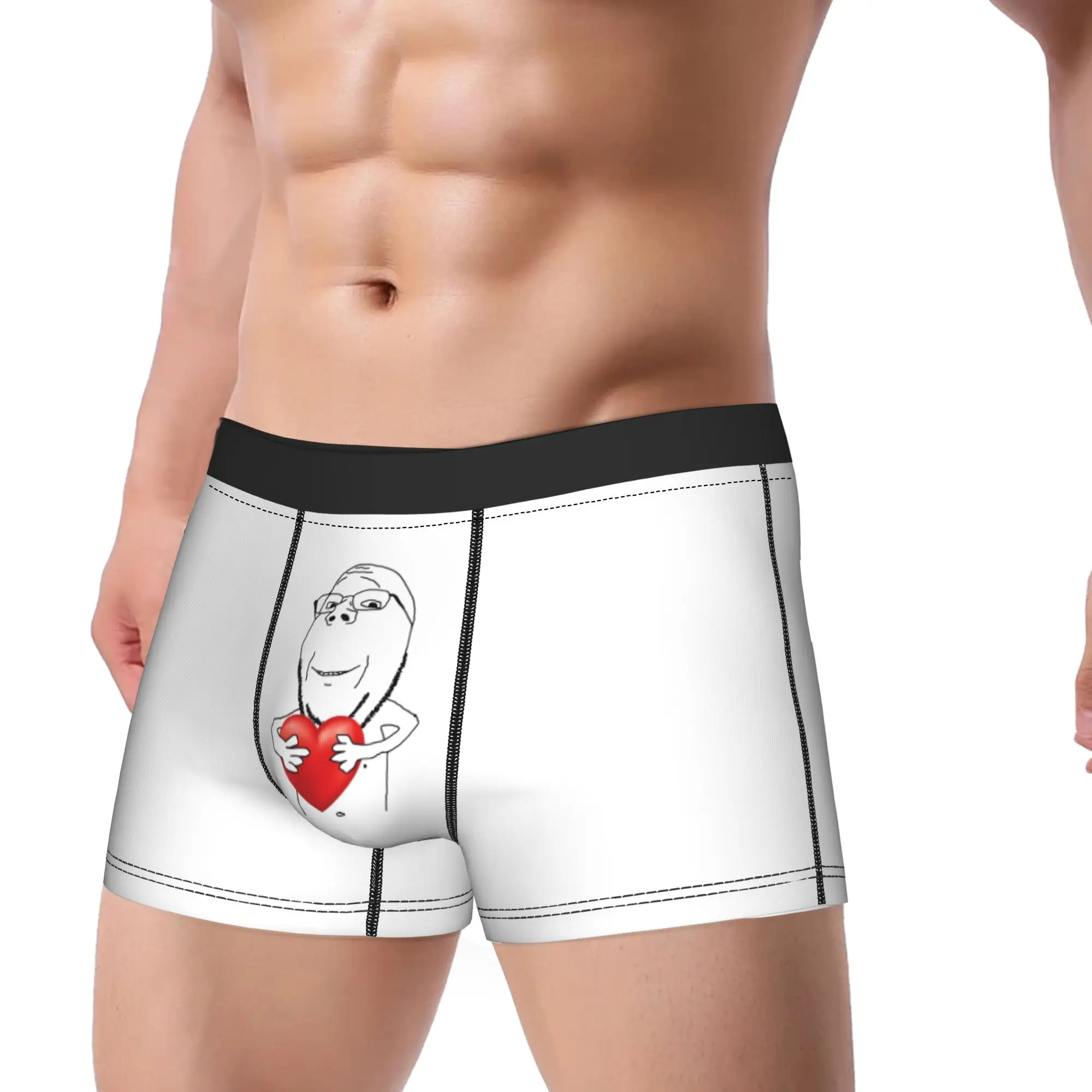 Chudjak meme Shorts Briefs  Underwear High Quality Men Funny Boxershorts Custom Large Size Panties