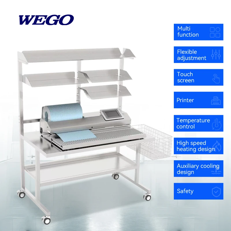 WEGO Sterilization bag sterilization bag sealing machine   stainless steel sealing machine