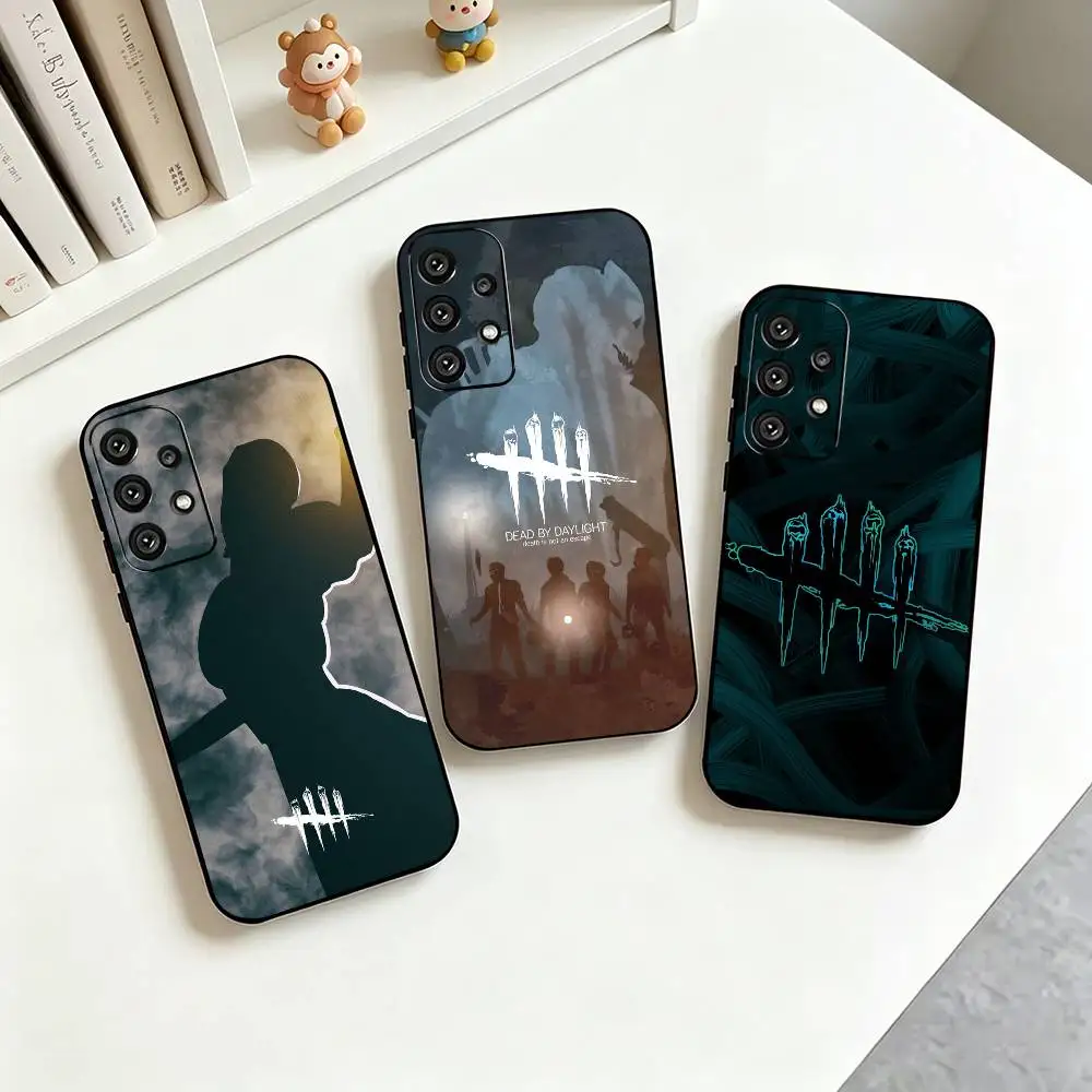 D-Dead by Daylight Horror Game  Phone Case Black Silicone Soft For Samsung S25,S24,S21,S22,S23,S30,Ultra,S20,Plus,Fe,Lite