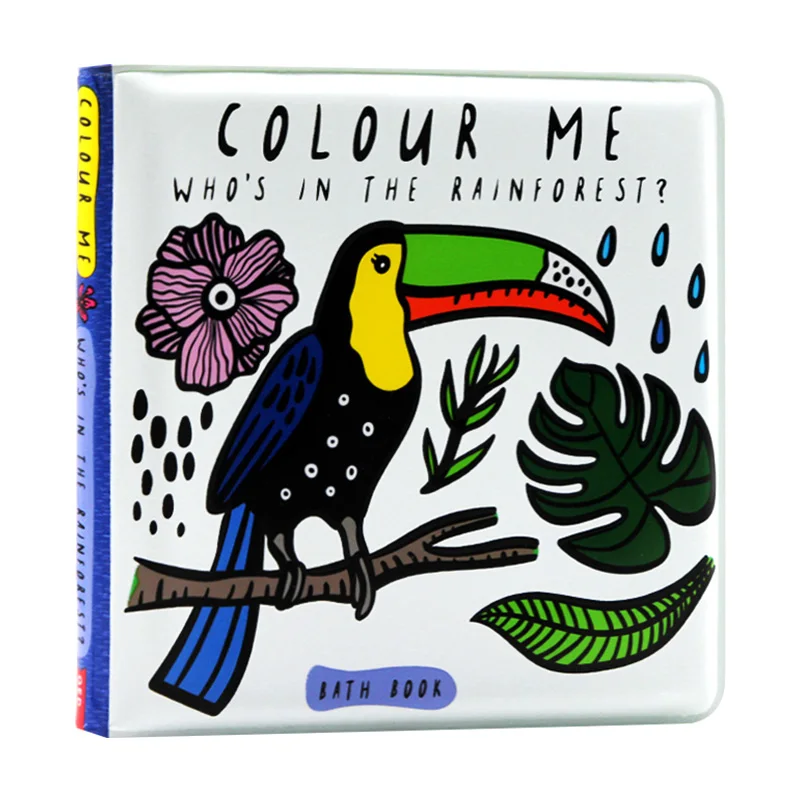 

Colour Me Who’s in the Rainforest, Baby Children's books aged 1 2 3, English picture book, 9781784930950