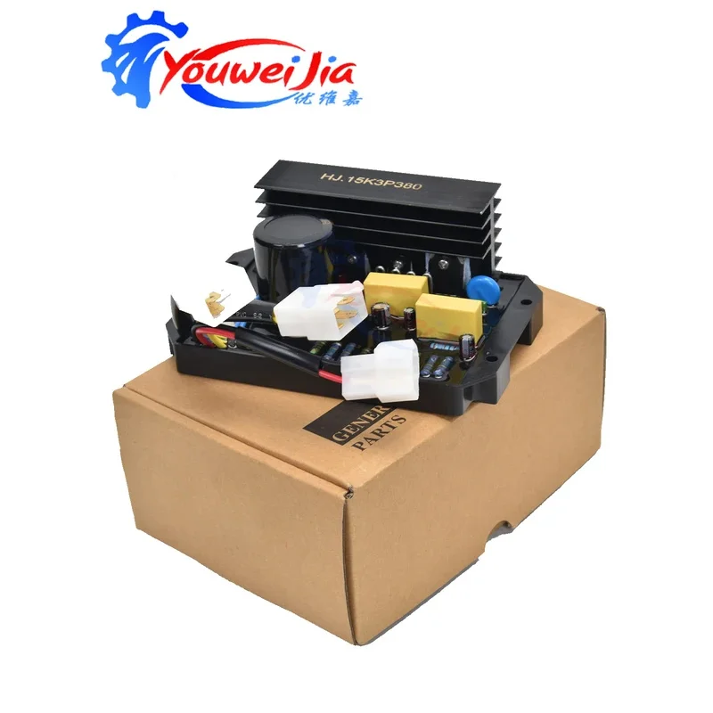 

AVR Three-Phase Automatic Voltage Regulator - Compatible with HJ.15K3P380 / HJ15K3P380 Generator Spare Parts