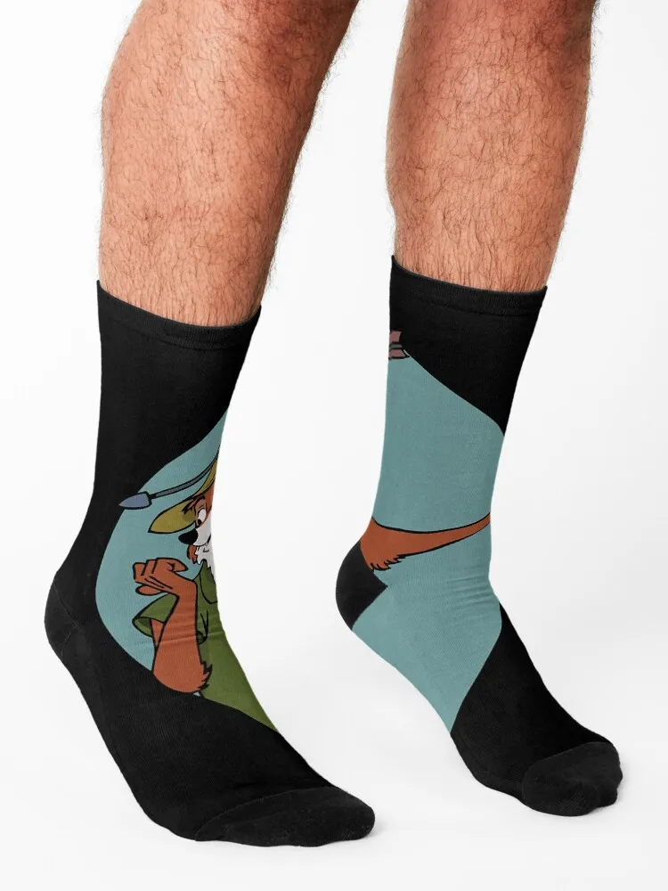 Robin Hood Classic Socks bright garter custom golf funny gifts Socks For Man Women's