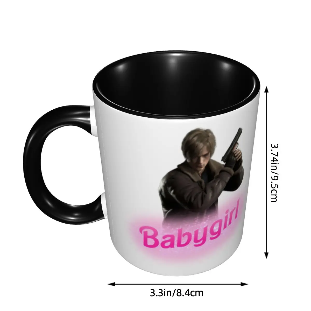 Leon Kennedy Horror Tv Movies Mugs Custom Coffee Ceramic Mug Cup Creative Present