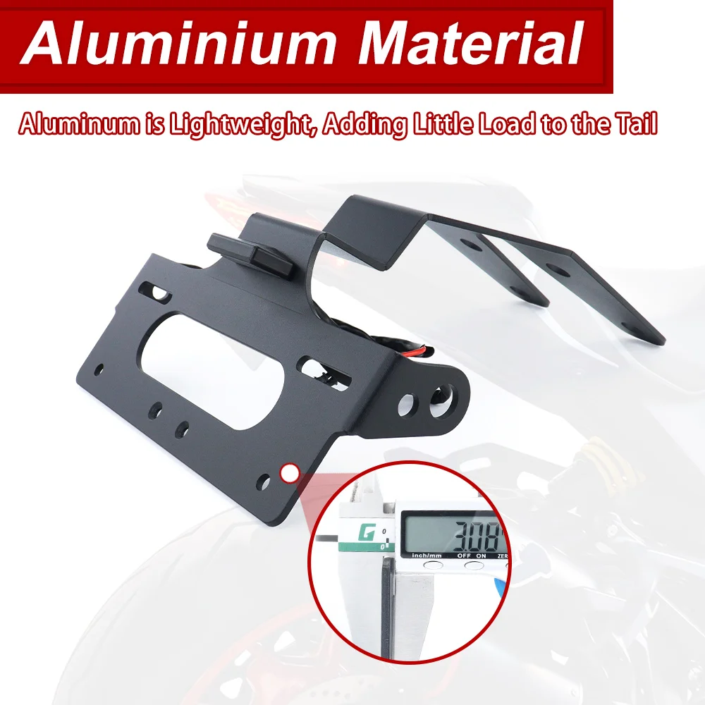 License Plate Holder Bracket Rear Tail Tidy Fender Eliminator Kit GSX-S1000 GT GSX-S1000GX GX+ (Plus) GSX-S1000 GT+ For Suzuki
