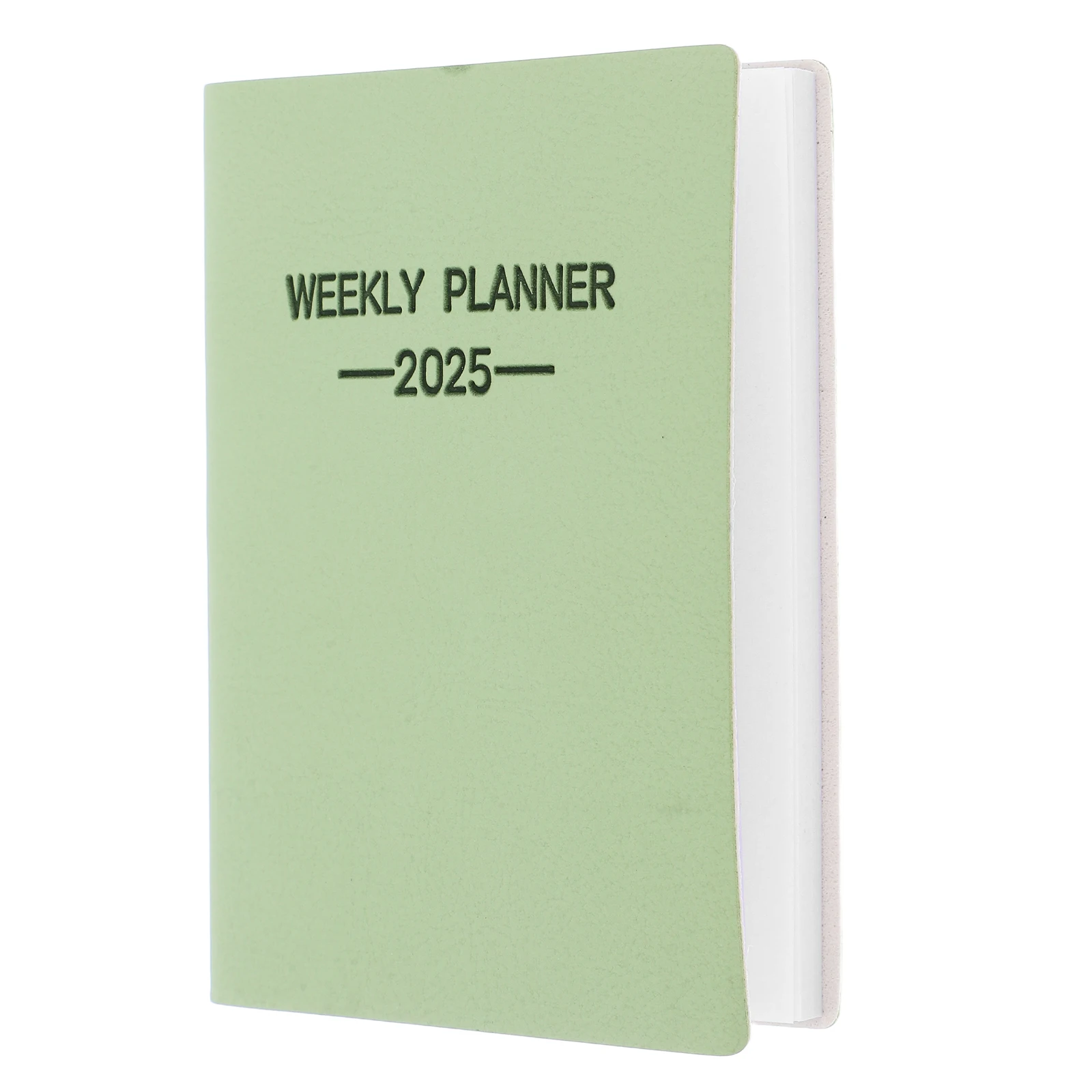 

2025 Weekly Planner Ideal Small Grid Calendar Paper Note Book Office