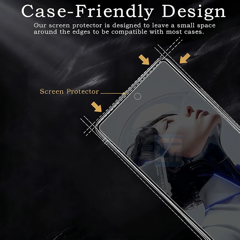 واقي شاشة للخصوصية مكون من 2-4 قطع لهاتف ZTE nubia Z80 Ultra RedMagic 11 Pro + غطاء كامل من الزجاج المقسى المضاد للتجسس طبقة رقيقة واقية