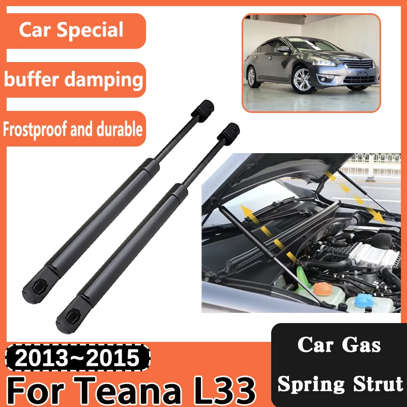 

Car Engine Cover Hydraulic Rods For Nissan Teana Altima L33 2013~2015 Front Hood Supporting Strut Spring Shock Bar Accessories