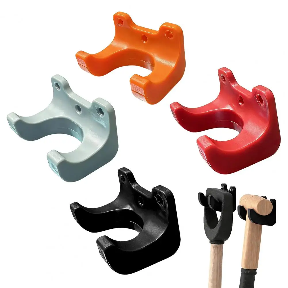 1/2Pcs Garden Tool Holder with Screws Wall Mount Workshop Shed Garage Tool Hanger Mop Broom Rake Shovel Storage Hook Rack