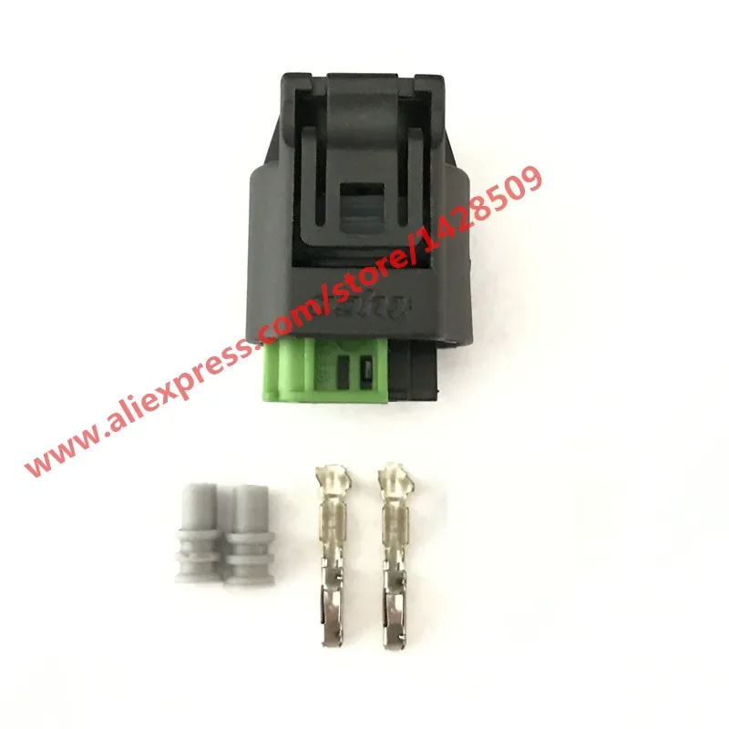 1 Set 2 Pin Female Tyco 968405-1 Fuel Injector Automotive Connector 1-967644-1 Sensor Socket For BWM Porsche Benz