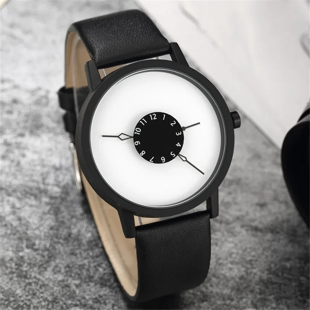 2022 Mode Creatieve Horloges Mannen Casual Sport Horloges Paidu Lederen Band Quartz Horloges Goedkope Prijs Dropshipping Reloj Hombre