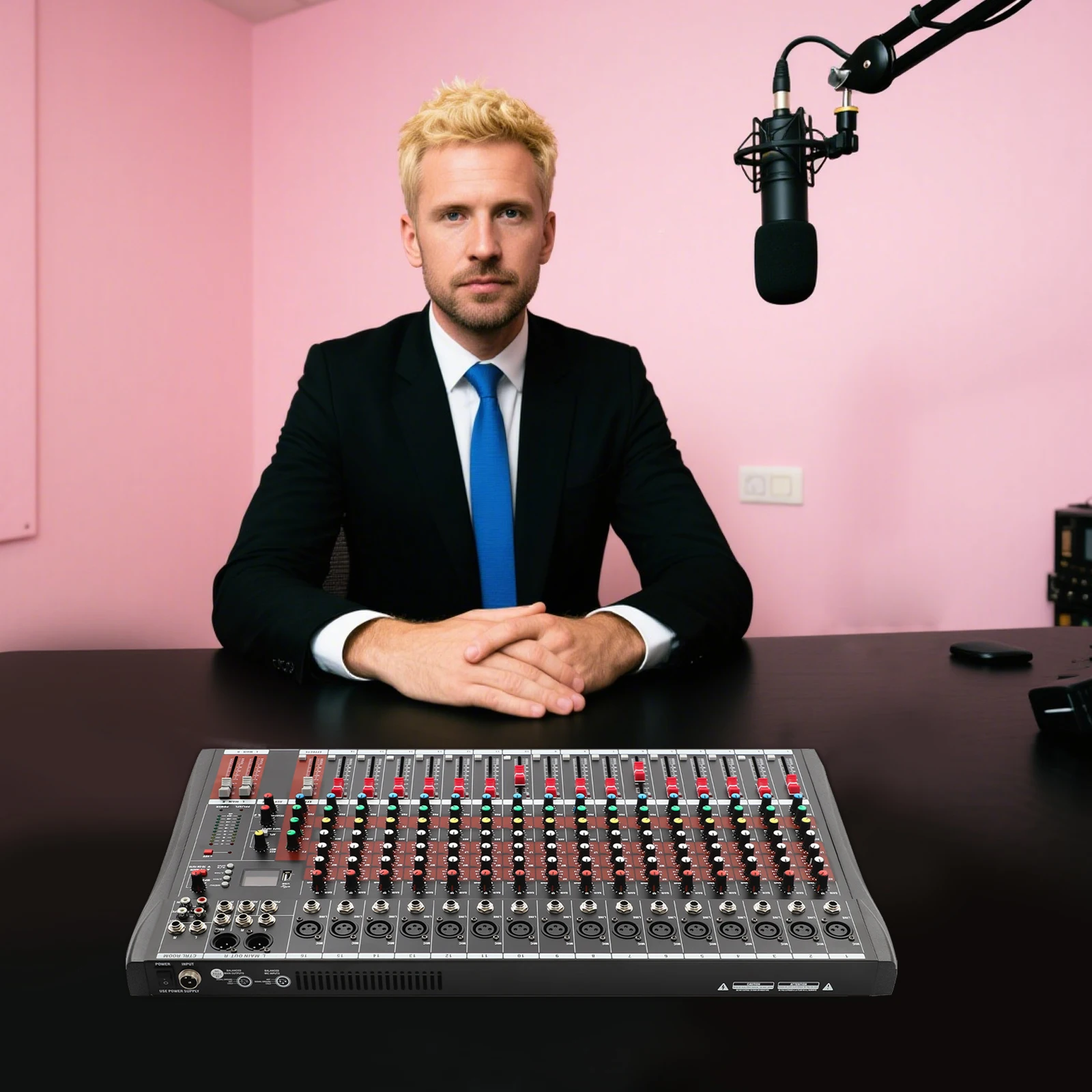 16 Channel Audio Mi…