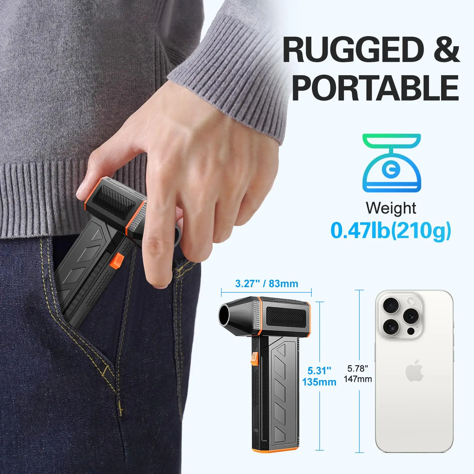 110000 RPM Violent Mini Brushless Turbo Jet Fan Cordless Powerful Blower with High Speed Duct Fan Motor Jet Dry Fan 2025