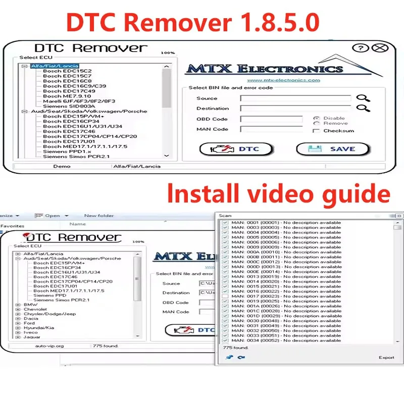 

MTX DTC Remover ECU Adjustment Software 1.8.5.0 with Keygen Full Unlimited for Windows 7 Download 2024 Version