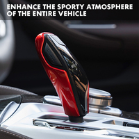 Carbon Fiber ABS Car Speed Gear Shift Knob Head Cover Trim for BMW 5 6 7 Series GT G32 G30 G11 G12 X3 X4 G01 G02 2016-2021