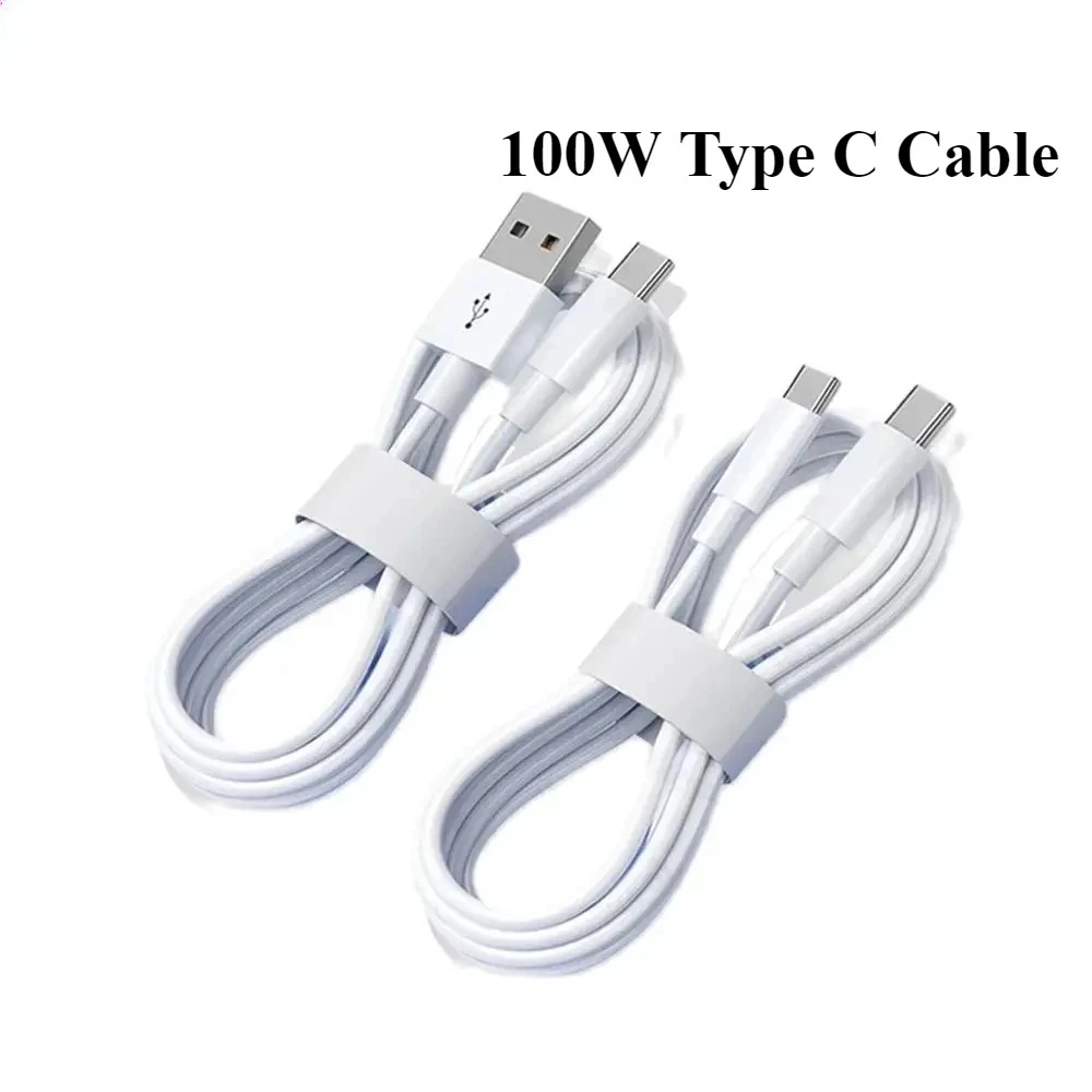 Tragbares 100-W-PD-zu-Typ-C-Schnellladekabel, Datenkabel, Schnellladung 3.0, USB-zu-Typ-C-Kabel, Haushalts-Reiseutensilien